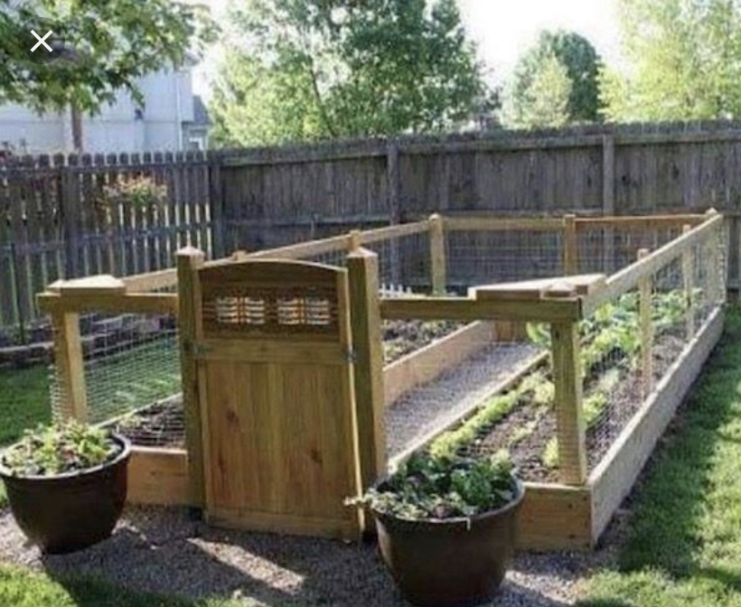 Fenced garden idea (not our photo)