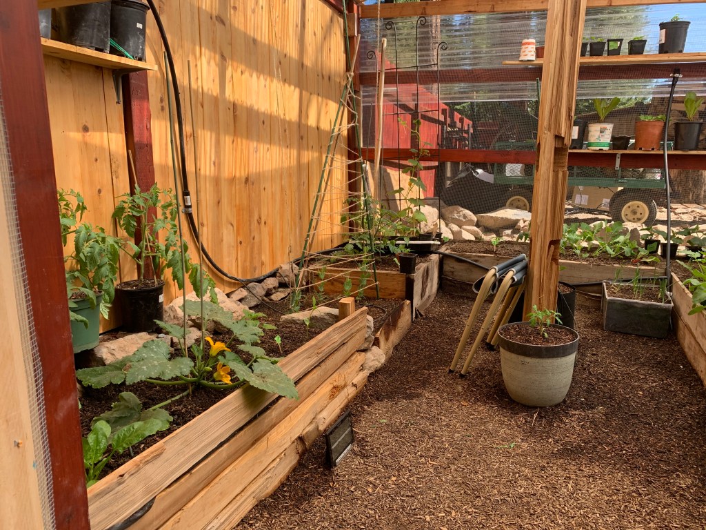 The greenhouse at BRS headquarters